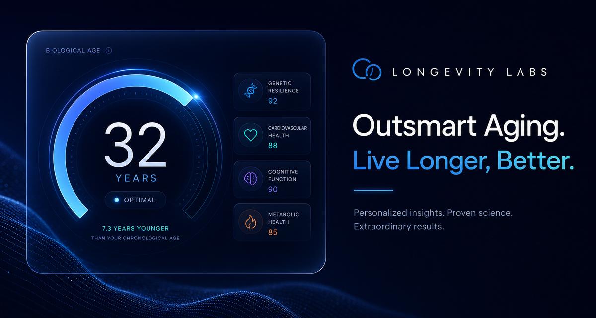 Longevity Labs — Outsmart Aging. Live Longer, Better.
